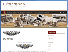 Tablet Screenshot of luftfahrtgeschichte.com